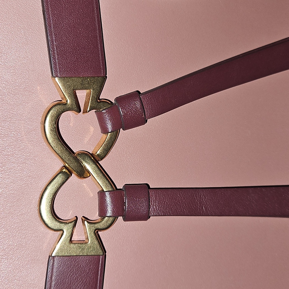 Kate Spade Toujours Large Leather Satchel Pink & Mauve Handbag  Or Crossbody - Picture 2 of 12
